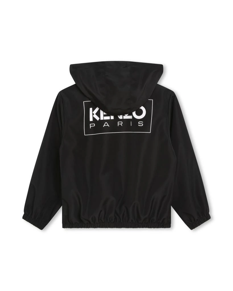 预计3周后发货 Kenzo Cardigan A Capuche Black - Enfant Mixte - Kenzo Kids 2