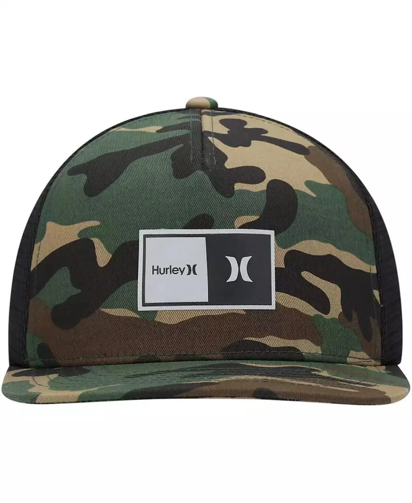Hurley Men's Camo, Black 2.0 Trucker Snapback Hat 2