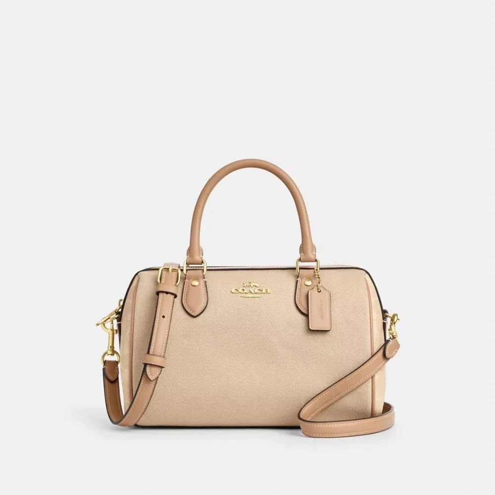 Coach Rowan Satchel Bag In Colorblock 1