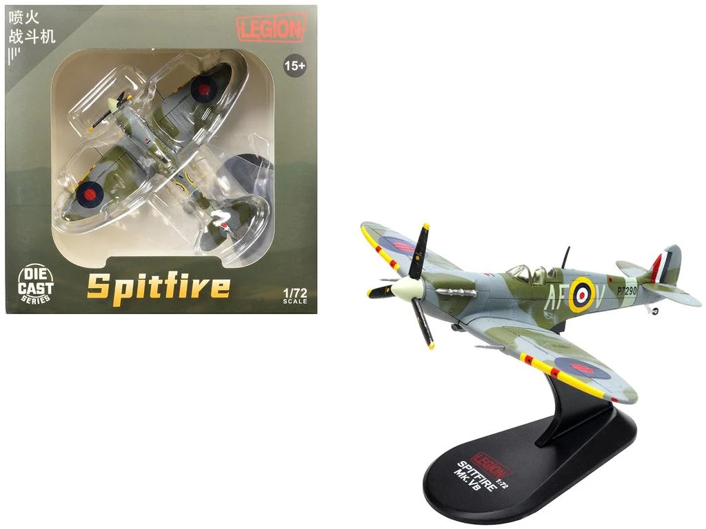 Legion Supermarine Spitfire Mk IIa Fighter P7290 Air Fighting Development Unit RAF Duxford 1942 Royal Air Force 1/72