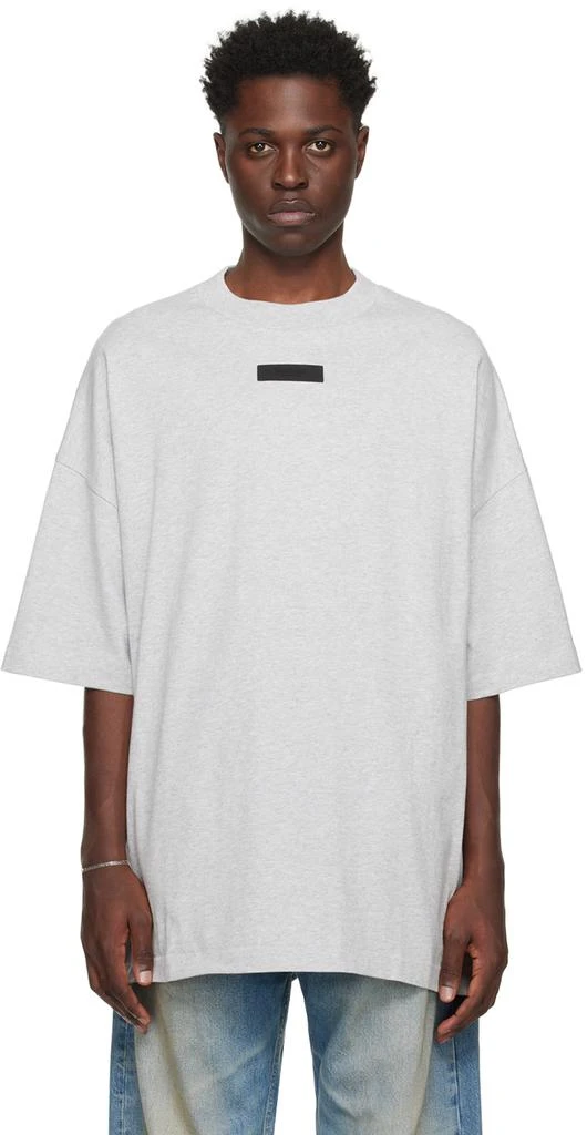 Essentials Gray Crewneck T-Shirt 1