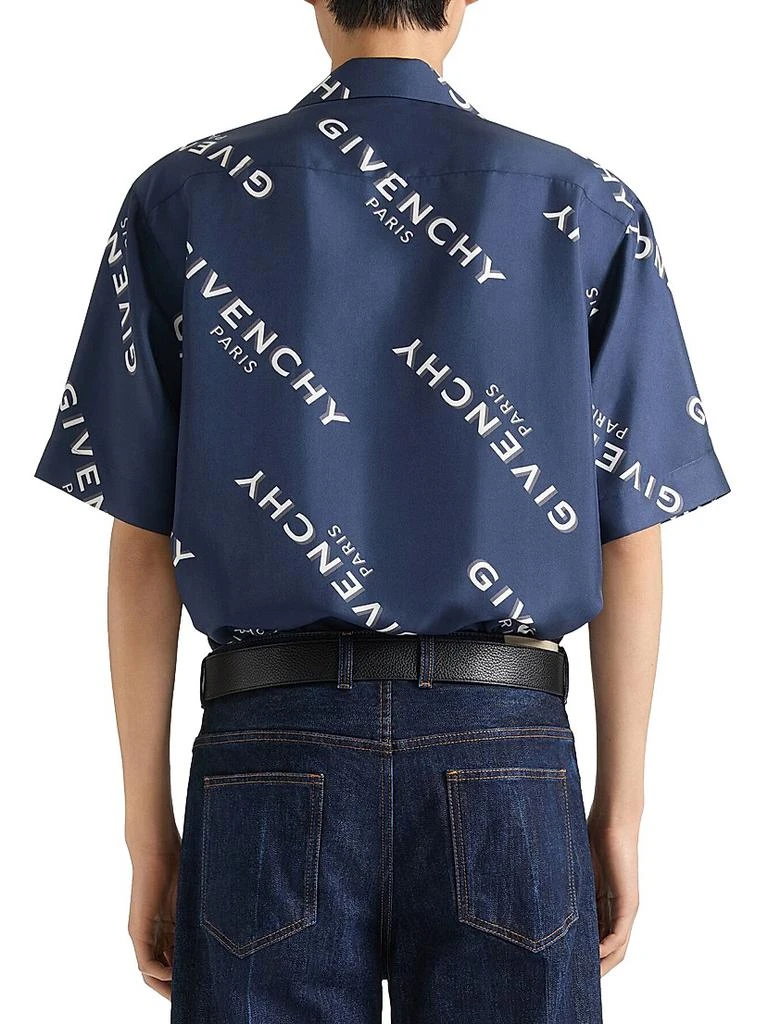 Givenchy Shadow Printed Shirt in Silk 4