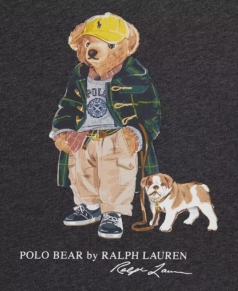 Ralph Lauren Big Boys Polo Bear Heathered Fleece Sweatshirt 6