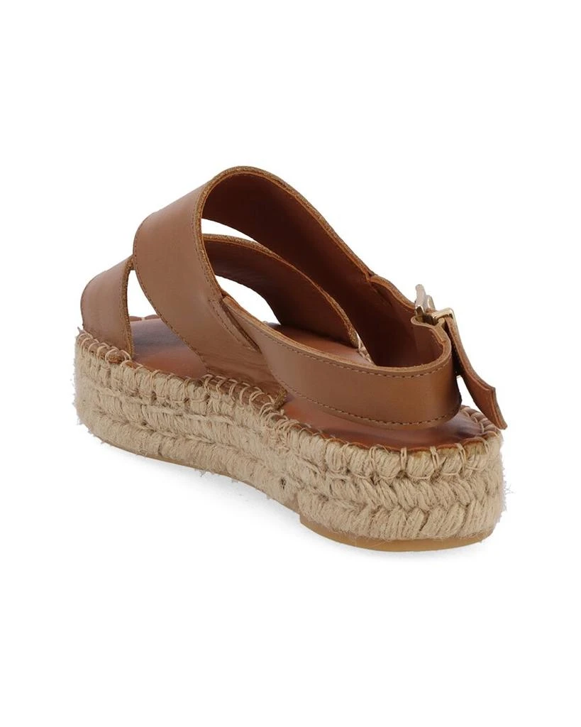 ALOHAS Double Leather Espadrille 3