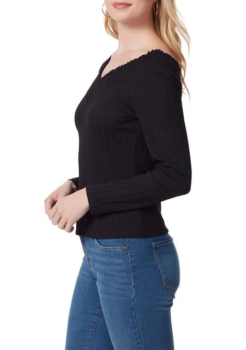 Jessica Simpson Myra Lace Ribbed Knit Top 3
