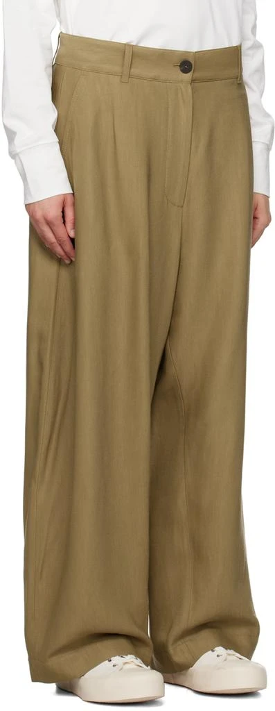 Studio Nicholson Khaki Chalco Trousers 2