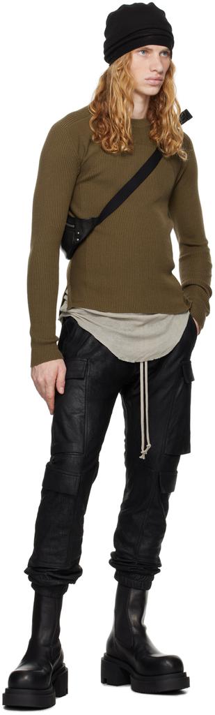 Black Porterville Mastodon Megacargo Leather Pants – On Sale Now