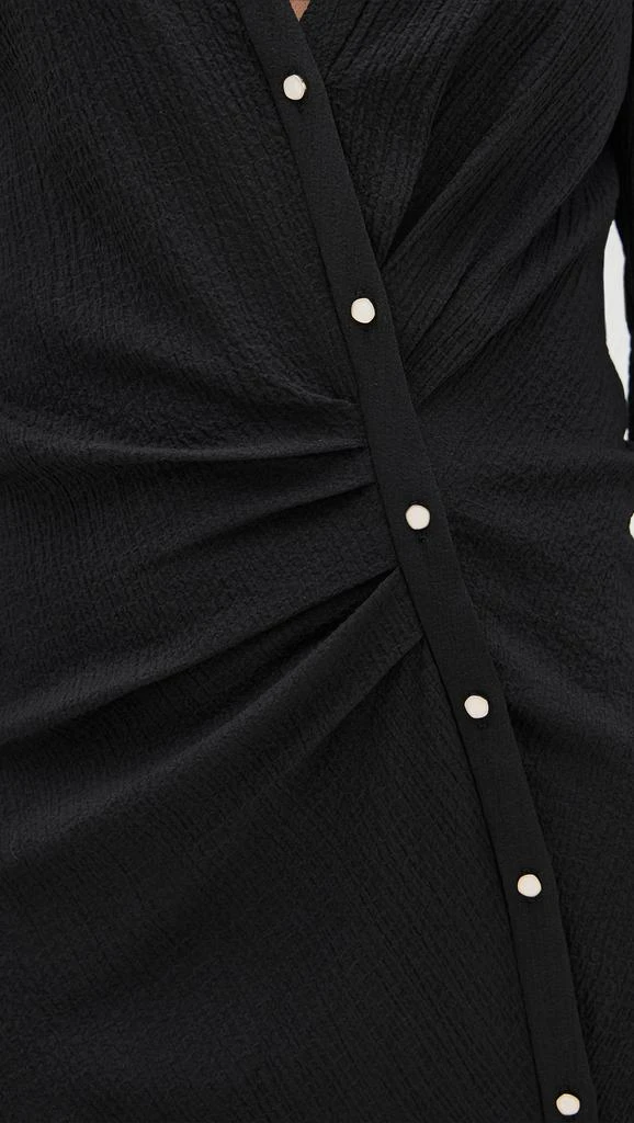 always dressed in black Ba&sh Oleane Short Dress- Navy Blue – Styleartist