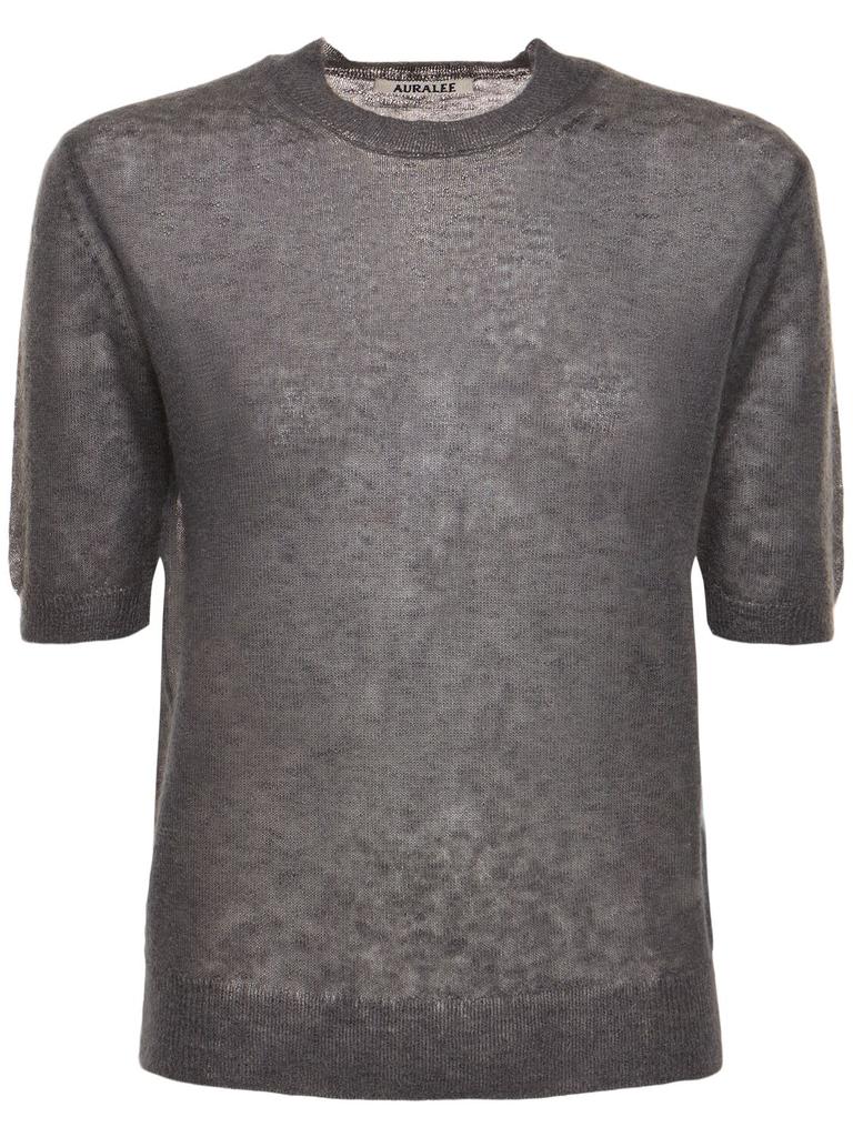 AURALEE Mohair & Wool Knit T-shirt