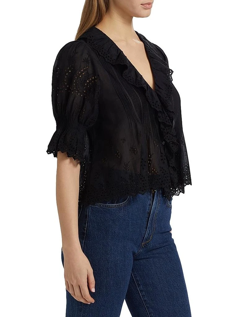 DÔEN Henri Voile Eyelet Top 4