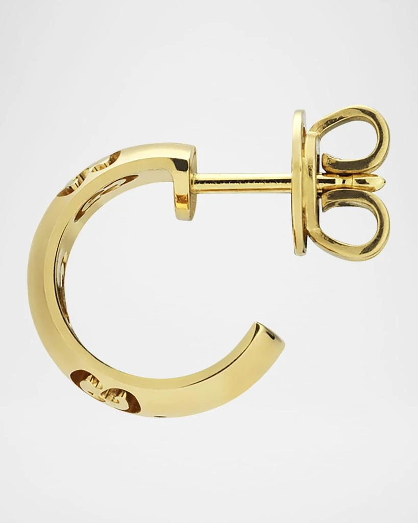 Gucci Icon 18K Yellow Gold Hoop Earrings 3