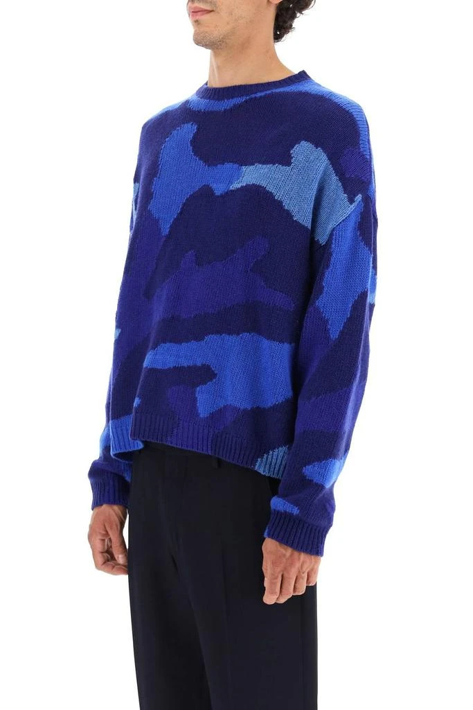 Valentino Valentino Camouflage Motif Long-Sleeved Jumper 4