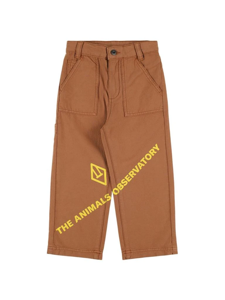 The Animals Observatory Printed Cotton Gabardine Pants 2