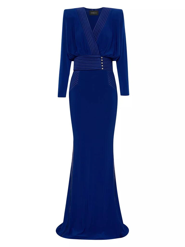 Zhivago I'm Her Man Long-Sleeve Gown 1