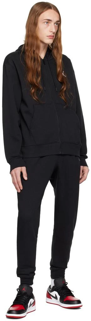 Nike Jordan Black Embroidered Sweatpants 4