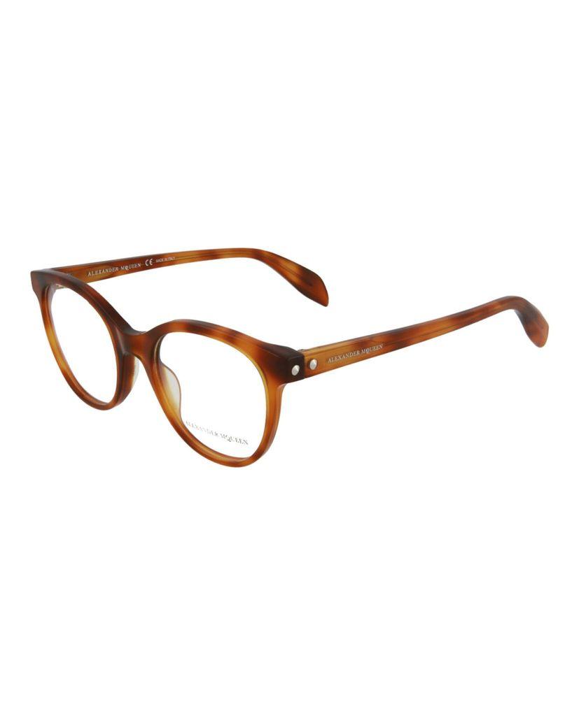 Alexander McQueen Alexander McQueen Round Acetate Optical Glasses