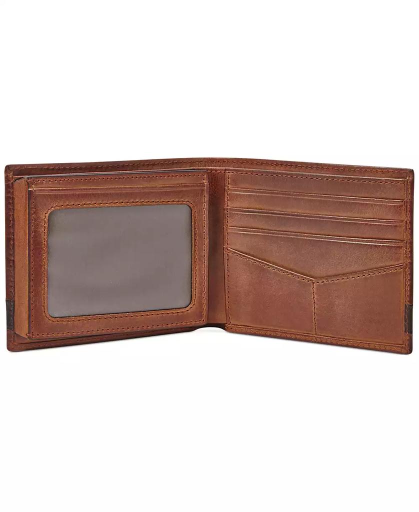 Fossil Men's Quinn Bifold With Flip ID Leather Wallet