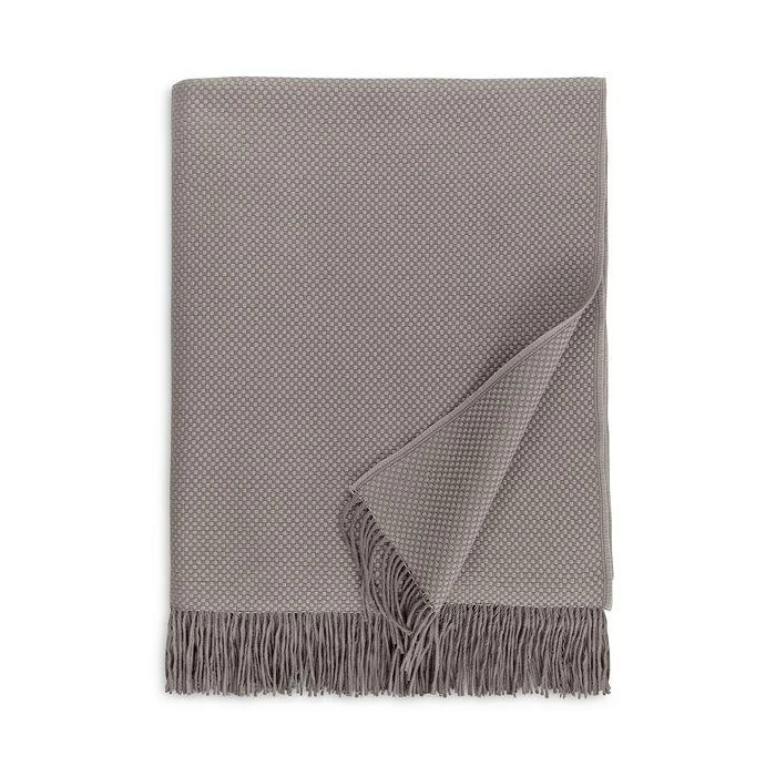 Sferra Bristol Basketweave Cotton & Alpaca Throw 1