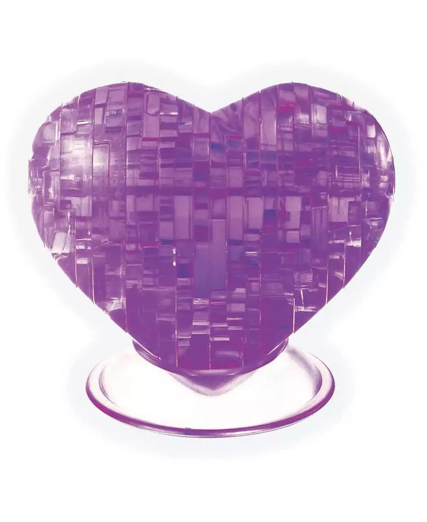 AreYouGame 3D Crystal Puzzle - Heart Purple - 46 Piece 1