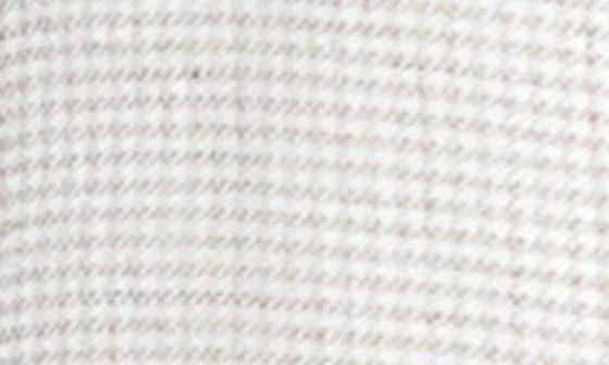 Theory B.Mela Houndstooth Linen Blend Button-Up Shirt 6