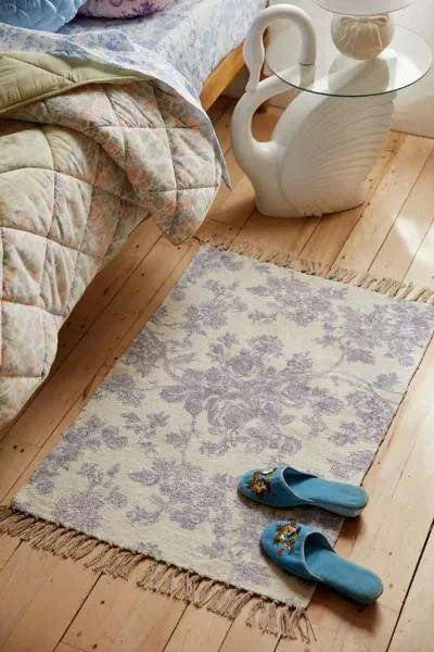 Urban Outfitters Toile Digital Printed Chenille Rug 1