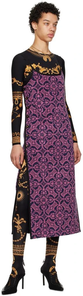 MARINE SERRE Black Ornament Moon Long Sleeve T-Shirt 5