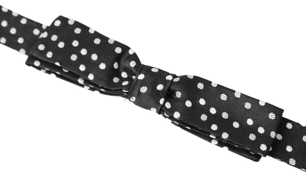 Dolce 
Gabbana Polka Dot Silk Adjustable Men Neck Papillon Bow Men
s Tie 2