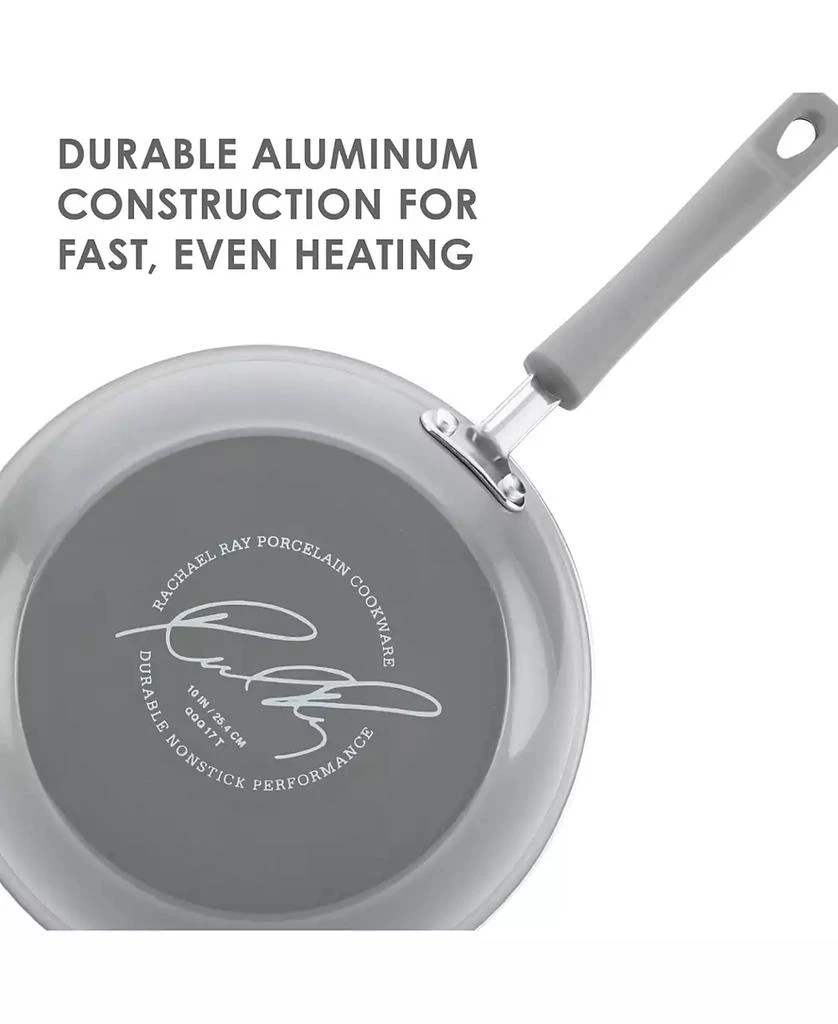 Rachael Ray Classic Brights Hard Enamel Aluminum Nonstick Cookware Set, 14-Piece 6