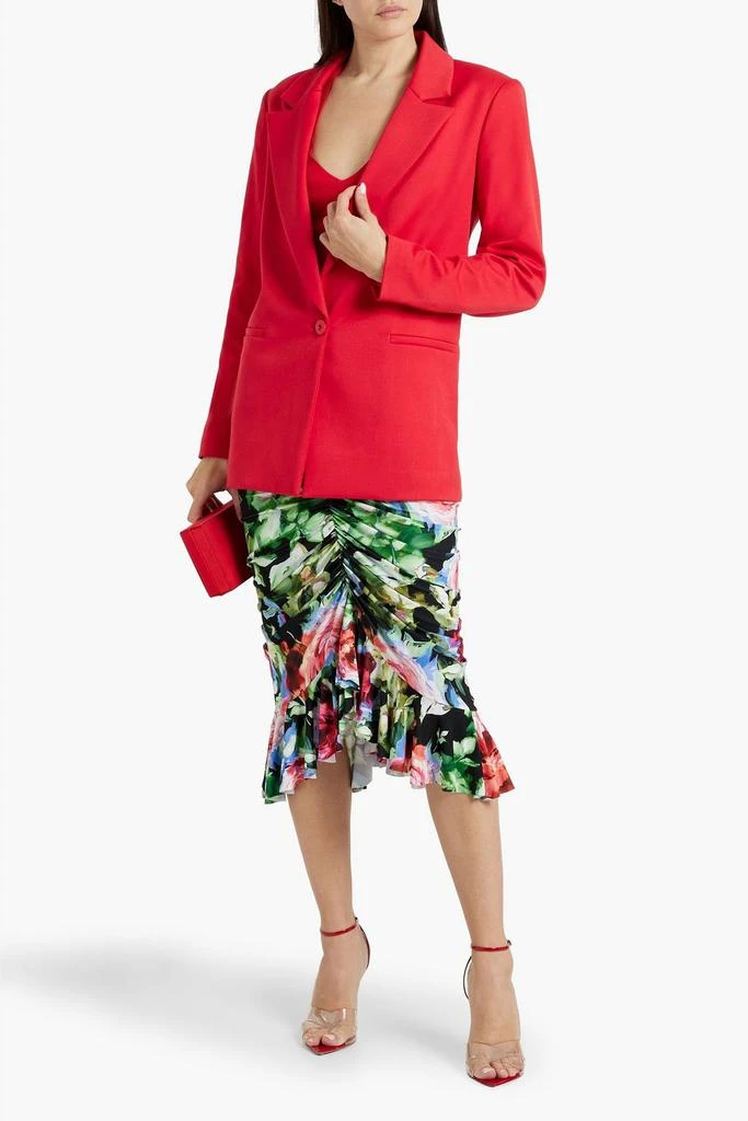 ALICE + OLIVIA Denny crepe blazer 2