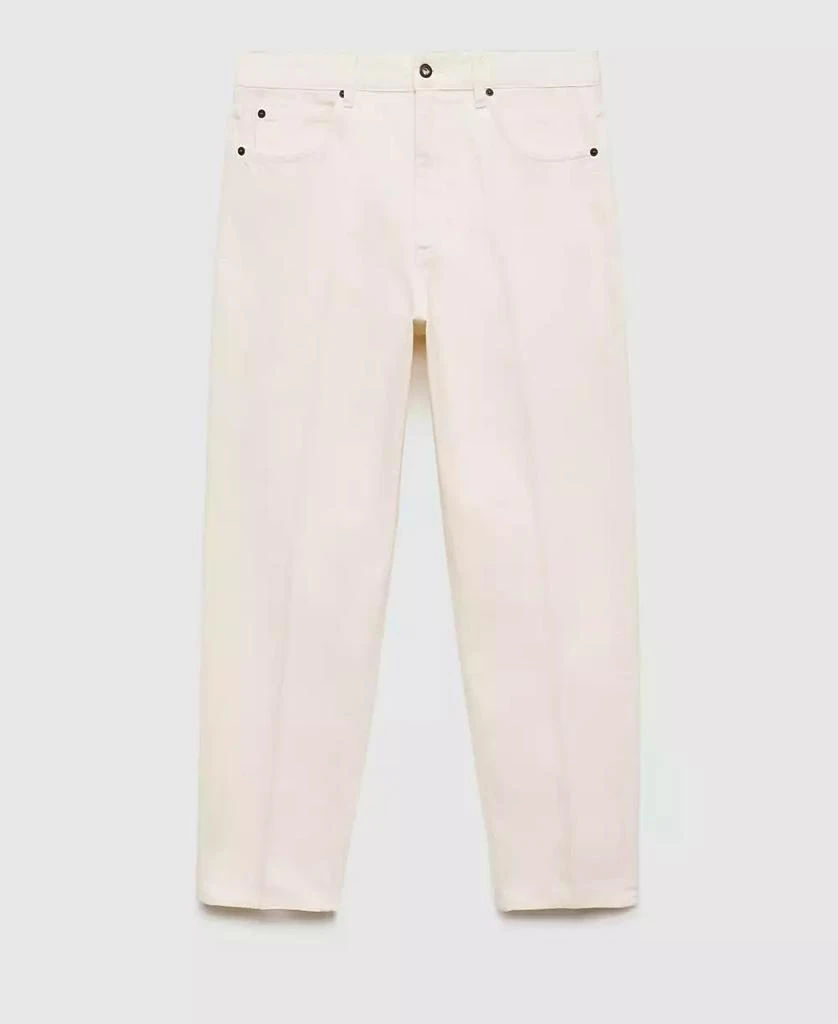 Mango Men's Flattened Stripe Relaxed-Fit Jeans 2