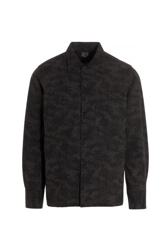 South2 West8 South2 West8 Buttoned Long-Sleeved Shirt 1