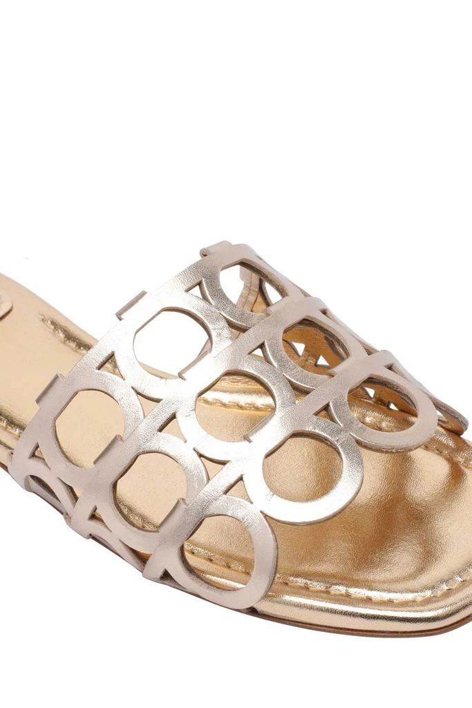 Salvatore Ferragamo Ferragamo Gancini Slip-On Sandals 4