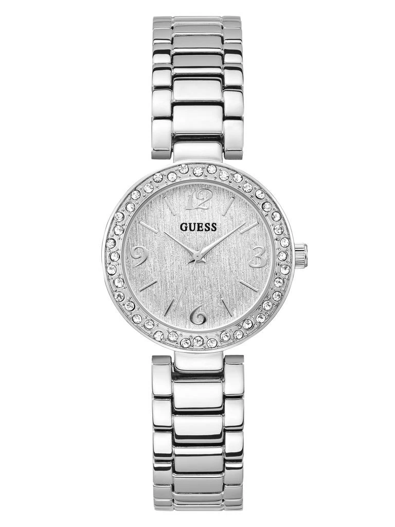 Rhinestone Silver-Tone Analog Watch – On Sale Now with Up to  display picture 3