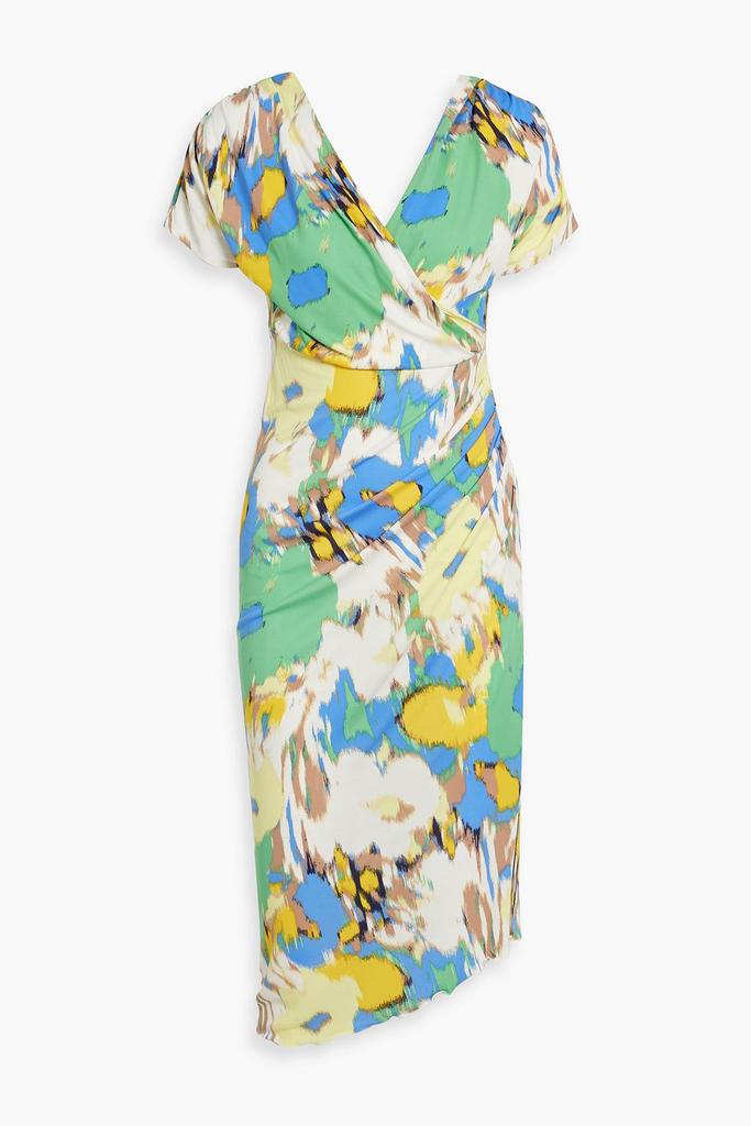 Diane von Furstenberg Havana wrap-effect printed jersey midi dress