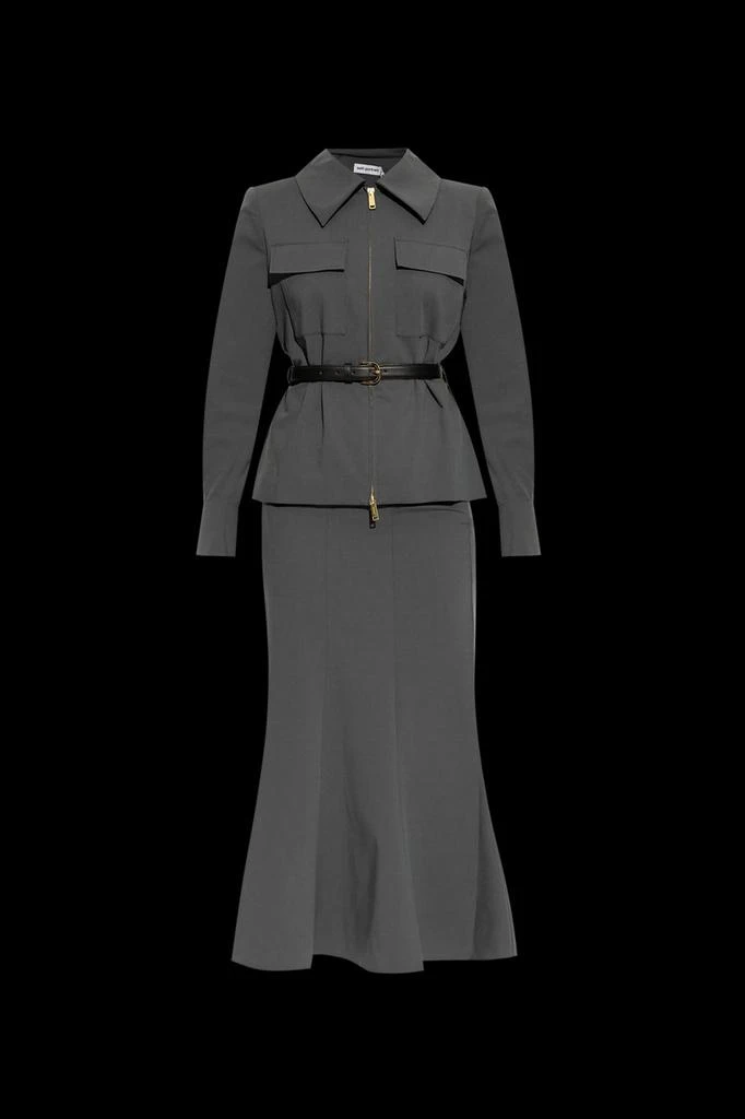 Self Portrait Self-Portrait Belted Midi Dress 1