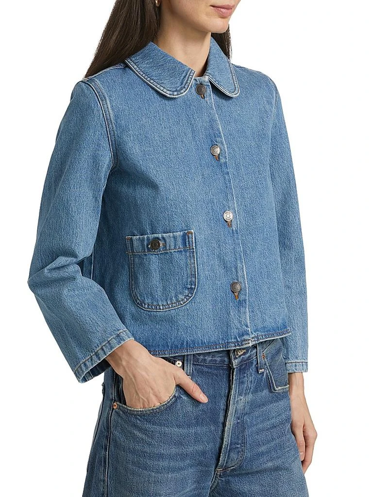 ba&sh Tiny Denim Jacket 4