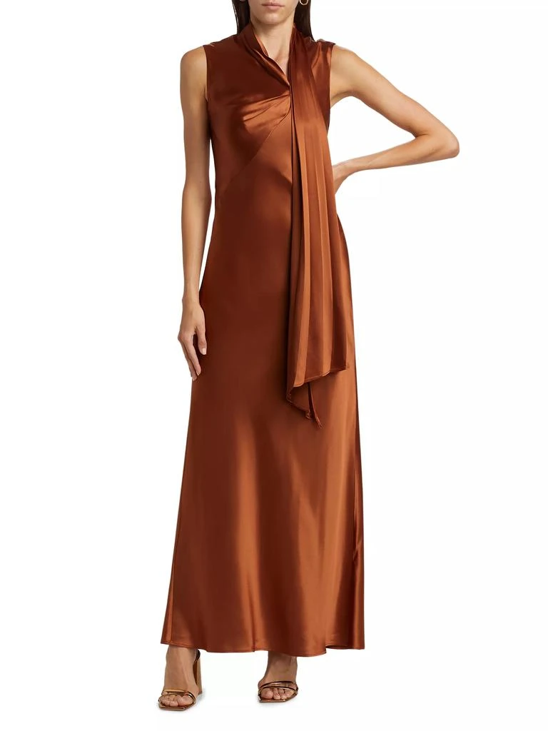 Acler Jeffries Satin Maxi Dress 2