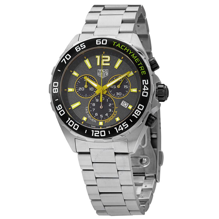 TAG Heuer Formula 1 Chronograph Quartz Grey Dial Men's Watch caz101ag.ba0842