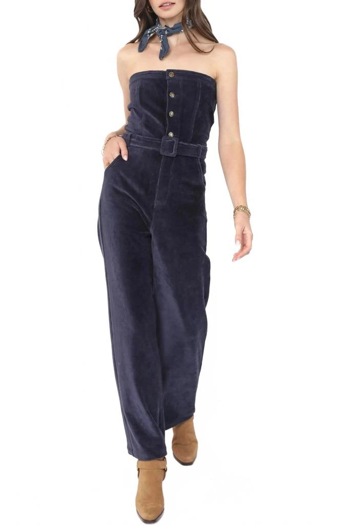 Sadie
Sage Morrison Strapless Jumpsuit In Navy
