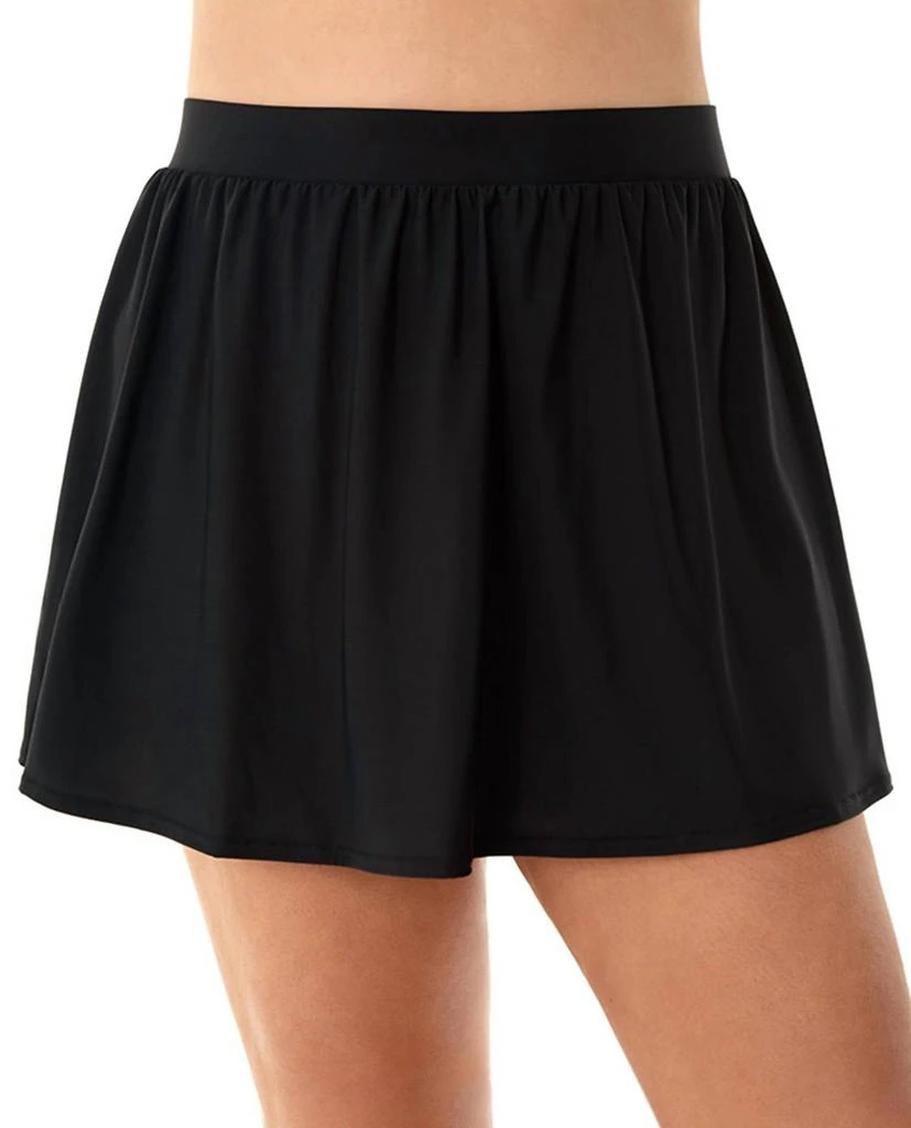 Miraclesuit Plus Size Swim Skirt In Black 1