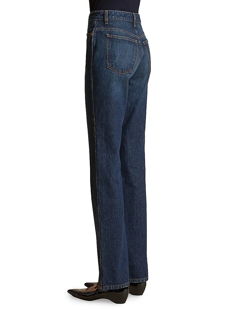Khaite Danielle High-Rise Straight-Leg Jeans 3