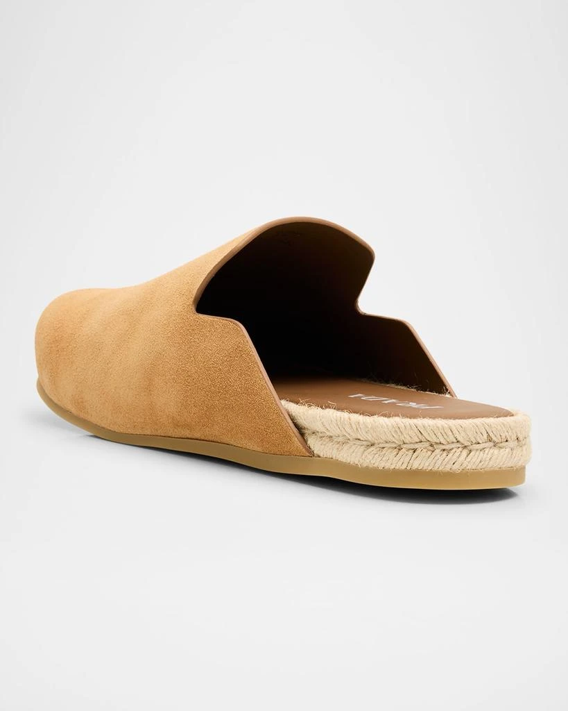 Prada Men's Espadrillas Suede Espadrille Mules 4