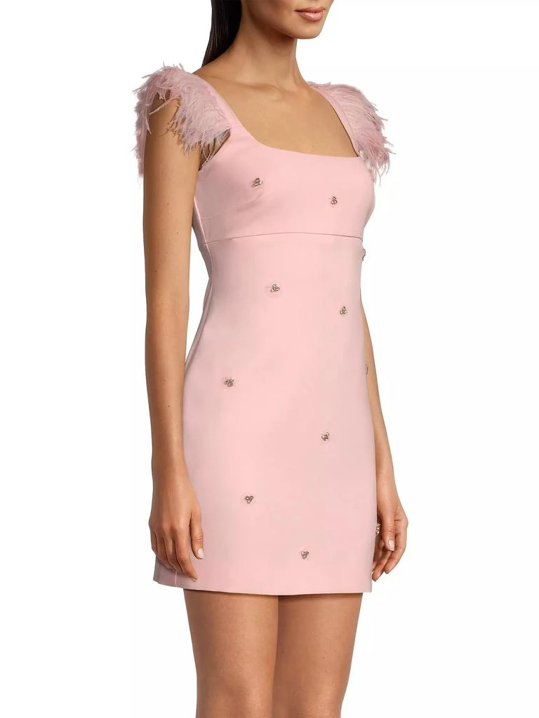 Likely Cameron Feather & Crystal Minidress 4