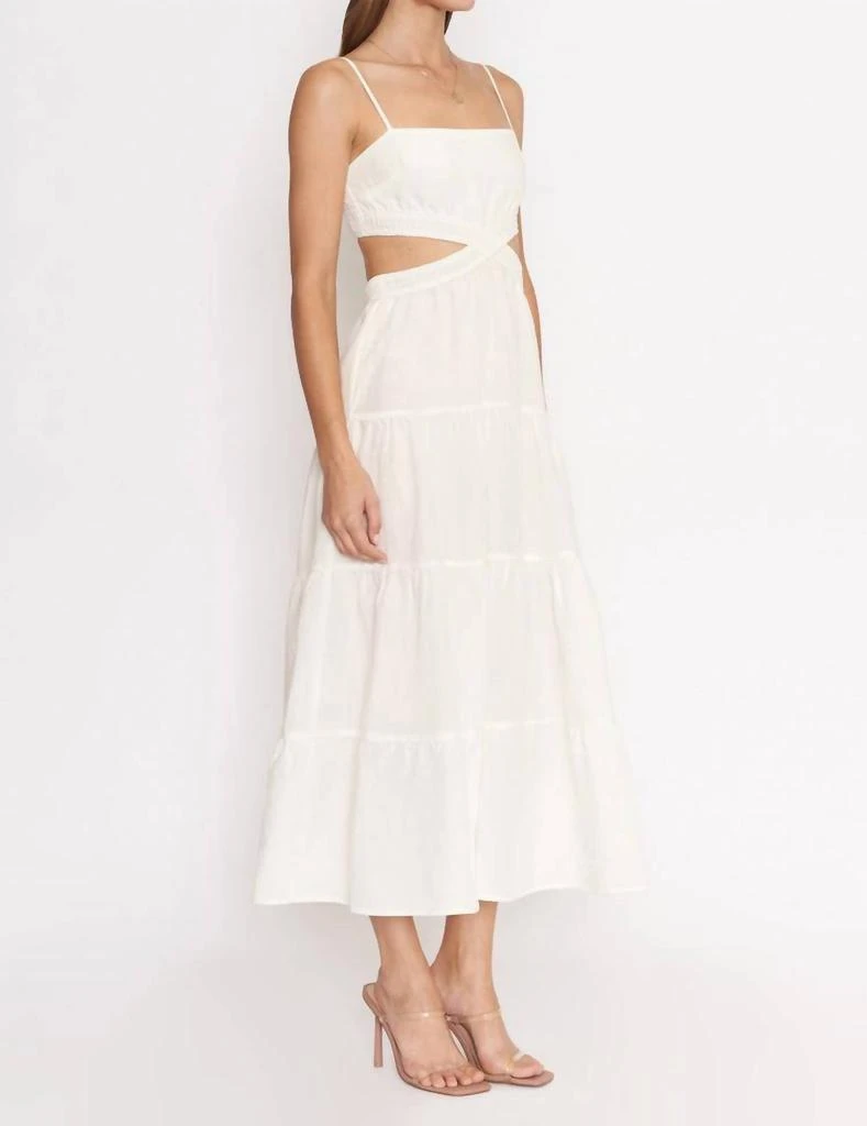 dee elly Beatrice Dress In White 2