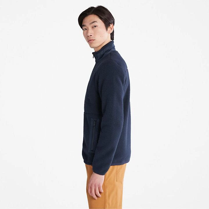 Timberland Sherpa Fleece Jacket for Men in Navy 4