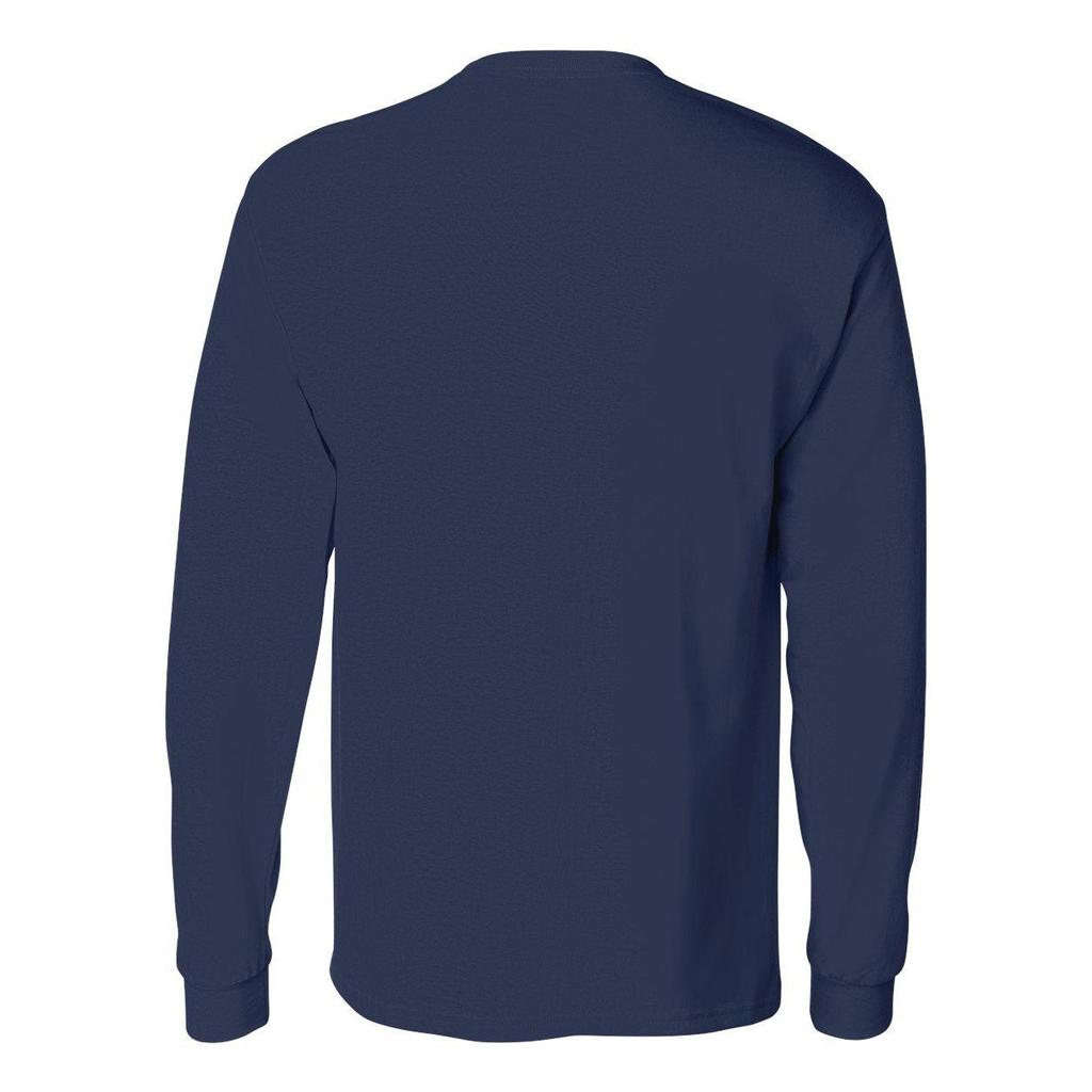 Hanes Authentic Long Sleeve Pocket T-Shirt