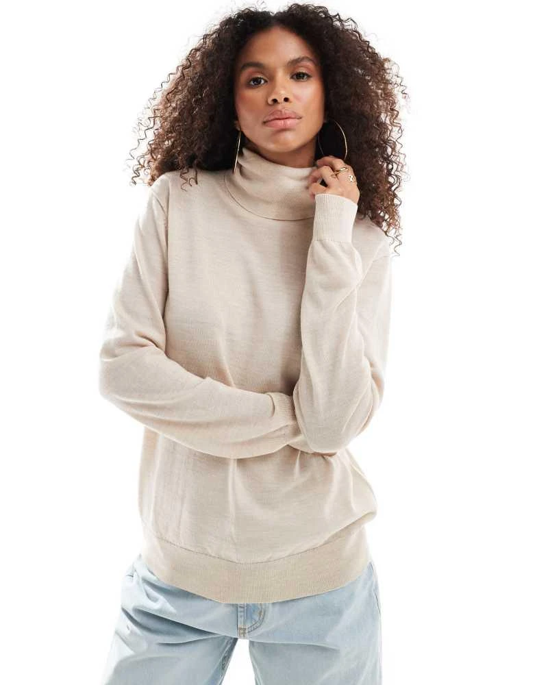 Ralph Lauren Polo Ralph Lauren roll neck knit jumper in cream 1