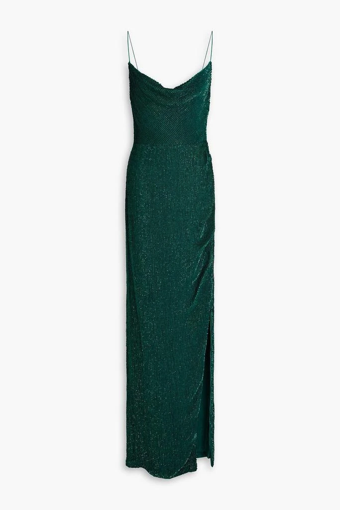 retrofête Katya sequined chiffon gown 1