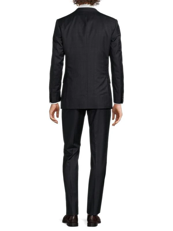Cavalli Class by Roberto Cavalli Plaid Wool Slim-Fit Suit 2
