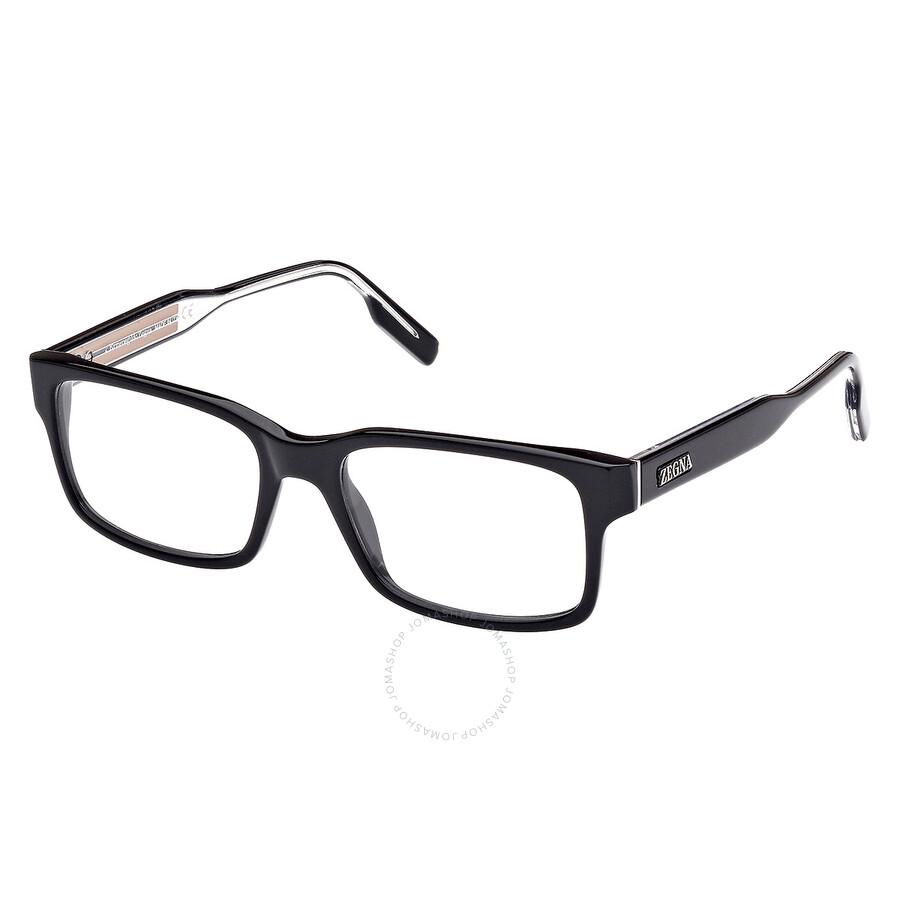 Ermenegildo Zegna Demo Rectangular Men's Eyeglasses EZ5254 001 54